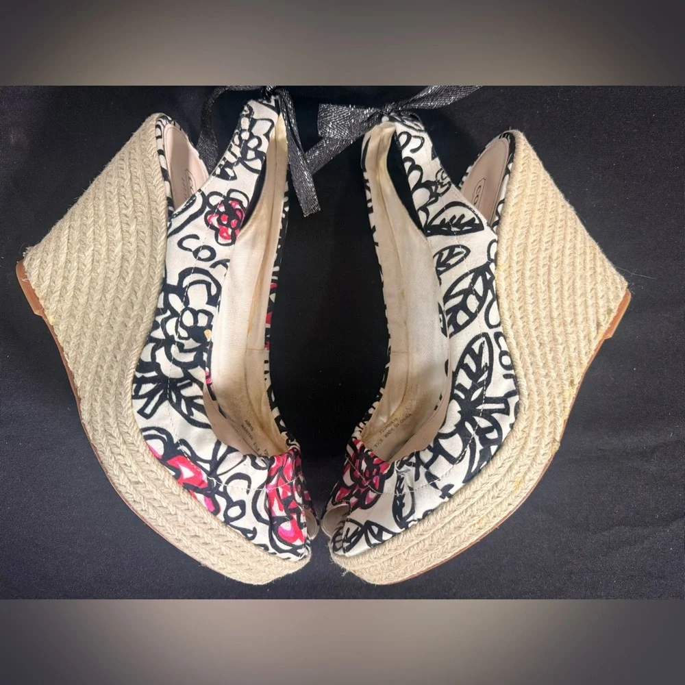 Coach espadrille wedge